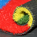 Chinese rainbow red white artificial grass